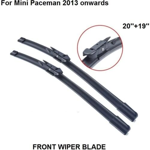 Wiper Blade For Mini Paceman 2013 onwards 20''+19'' Car Accessories For Auto Cars Rubber Windscreen Windshield Blade