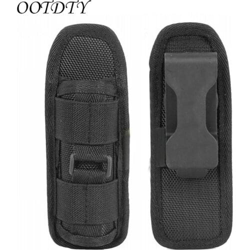 Tactical 360 Degrees Rotatable Flashlight Pouch Holster Torch Case for Belt Torch Cover Hunting Lighting Accessories