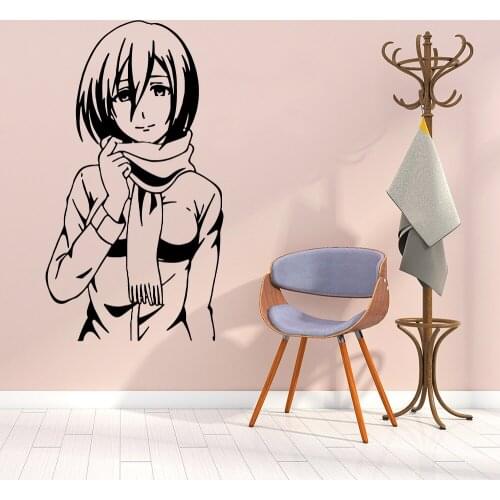 Cartoom Girl Vinyl Wallpaper Tile Sticker Wall Posters For Kids Rooms Decoration Art Decor Wallpaper naklejki na sciane