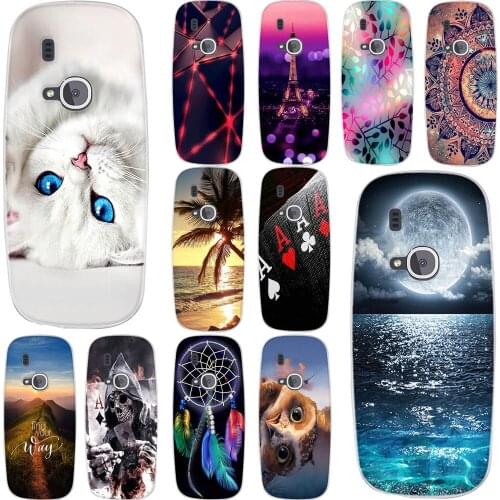 Protector TPU Cover For Nokia 3310 2017 Case Back Phone Case For Nokia 3310 2017 Cover Printed Painted Soft Silicone Case bumper