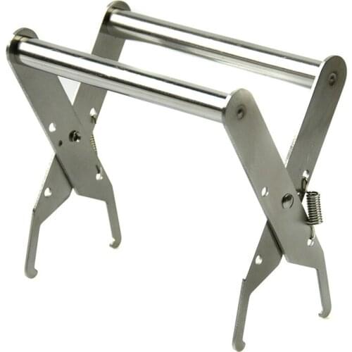 1 pcs Pack Stainless Steel Bee Tools Nest Box Jig hive Equipment Feeder Drinking Cellular Basis Clip