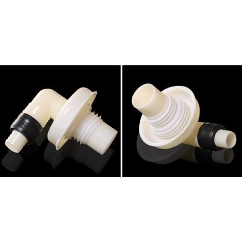 1PC water tee joint, multi-function adapter, floor drain elbow extension, double washing machine drain pipe silicone