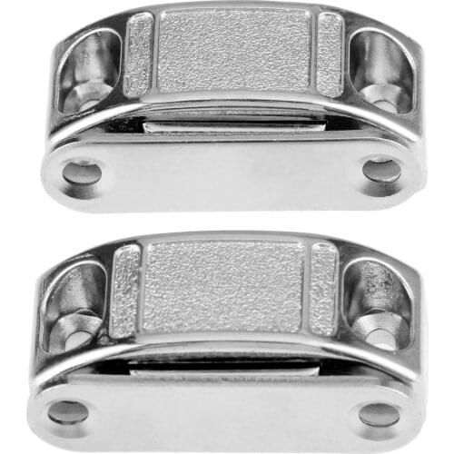 2Pcs Magnetic Door Catches Wardrobe Cupboard Magnetic Cabinet Latch Catches Stop Stoppers Self-Aligning Magnet 42*17mm
