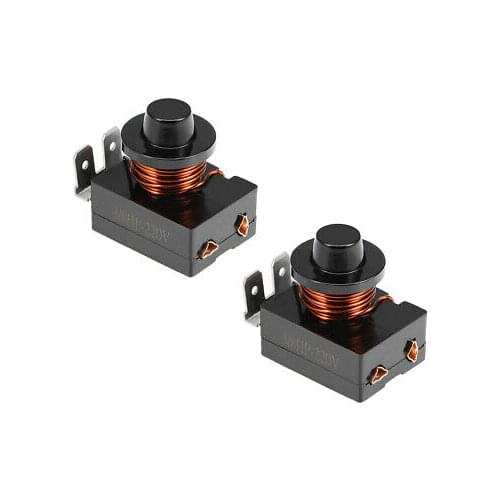 2 Pcs Refrigerator Starter Relay 3/8HP-220V 280W Compressor Replacement Part