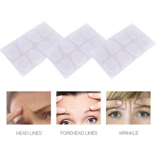24Pcs Anti-Rimpel Tape Sticker Anti Voorhoofd Lijnen Huid Lifting Verstevigende Sticker Pad Anti Rimpel Pad