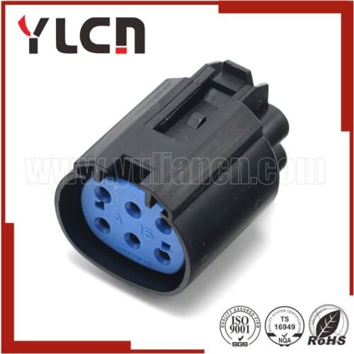 5 Sets 6 Pin Auto Electric Terminal Connector Female Plug