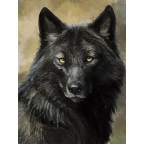 5D Diamond Painting Full Square/Round Animals Diamond Embroidery Wolf Cross Stitch Rhinestones Art Handwork Home Decor