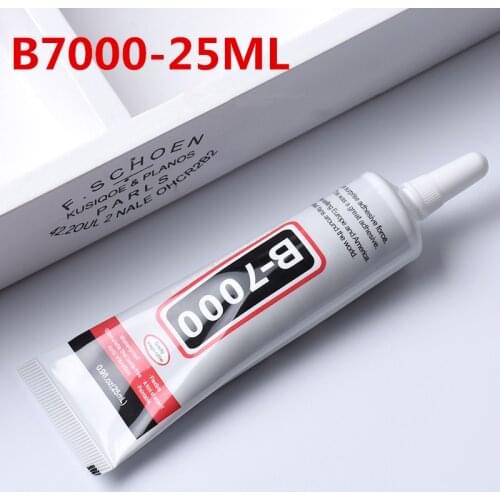 B-7000 Super Liquid Glue 25ML Multipurpose Adhesive DIY Rhinestone Jewelry Crafts Repair Phone Screen Glass B7000 Nail Gel Glue