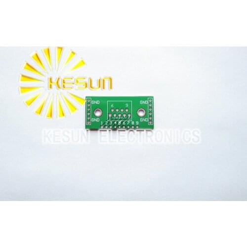 FREE SHIPPING 100PCS DB9 DR9 turn DIP UART-RS232 IC adapter Socket / Adapter plate PCB