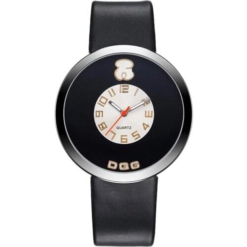 Reloj Mujer New Fashion Bear Women Men Watches Luxury Brand Casual Ladies Dress Quartz Watches Couple Gift Montre femme Chasy