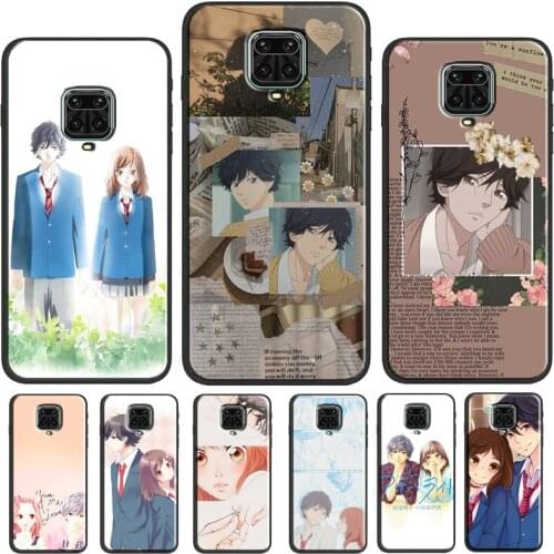 Ao Haru Ride Love Case For Xiaomi Redmi Note 10 Pro 7 8 9 Note 9S 8T Cover For Redmi 9 9T 9C 9A 8A K40 Coque