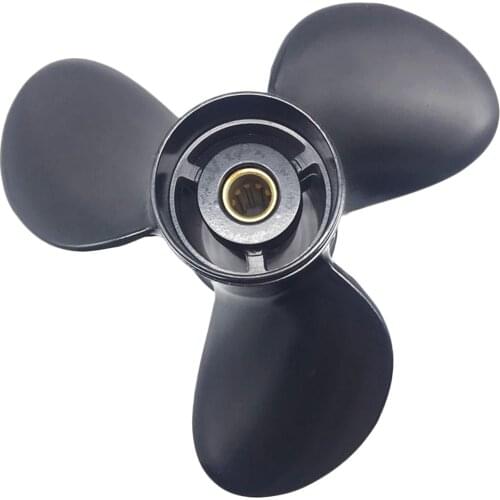 Aluminium Alloy Propeller Black for Suzuki Outboard Engine 8-15HP