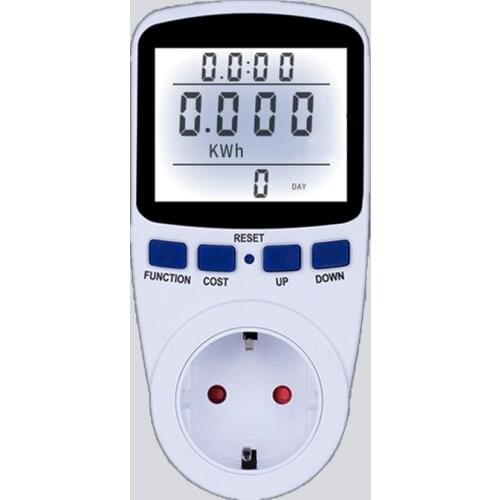 Digital Wattmeter With Backlight Energy Meter Screen Power Electronic Voltage Current Outlet Socket Energy Analyzer Instrument