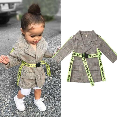 Aautumn Toddler Kids Baby Girls Clothes Jacket Fall Winter Outwear Windbreaker Spring Long Sleeves Coat