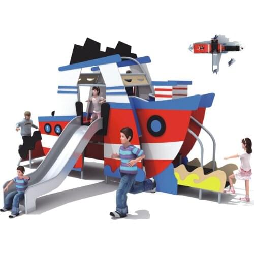 Customized PE Plate playground for children amusement outdoor play set with sta YLW-OUT180405