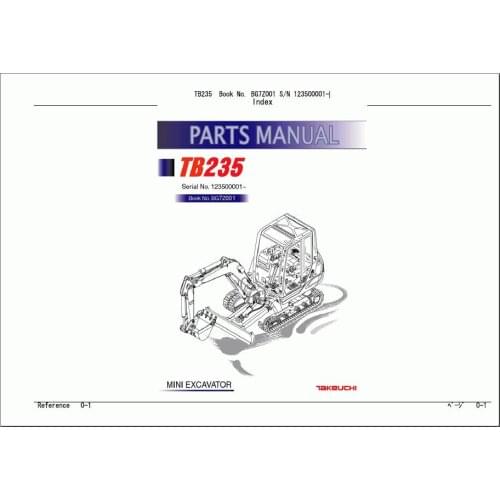 Takeuchi Parts Catalog 2015