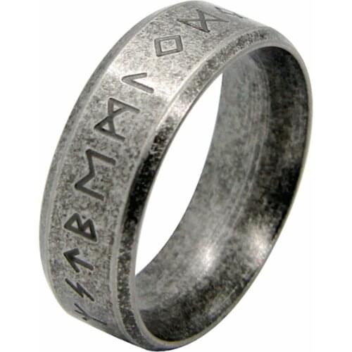 Viking Ring 316L Stainless Steel Unisex Cycles Punk Gothic Style Jewellery Size 7-13