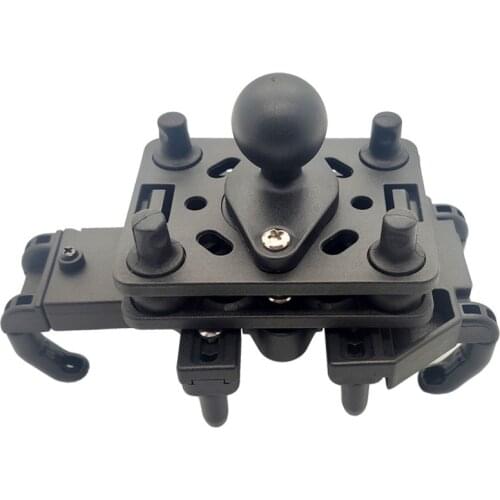 All Metal Construction Motorcycle Phone Mount 1" Ball Connection Heavy Duty Loaded Phone Holder Compatible with 1 Inch Ball