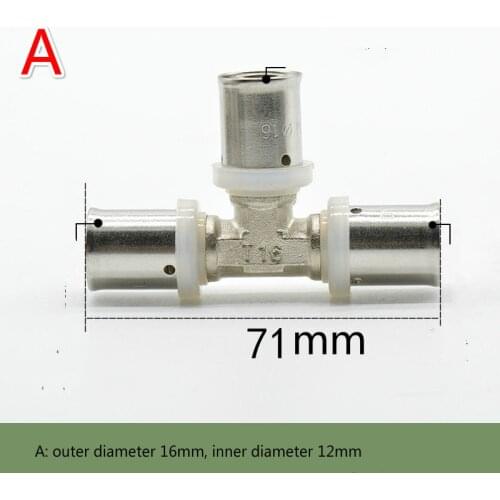 Cooper Bite Type Aluminium Plastic Composite Pipe 1216 1620 2050 Model Number OD12~20mm ID16~25mm