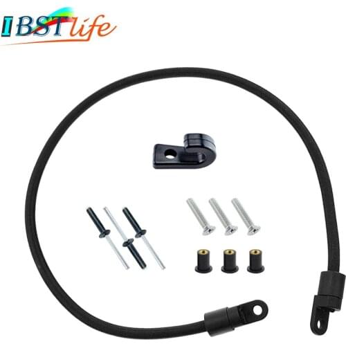 Kayak Paddle Keeper boat Bungee Paddle Holder Kit Canoes paddle clip Marine Rigging Accessory with J Hooks and Screws Or Rivets