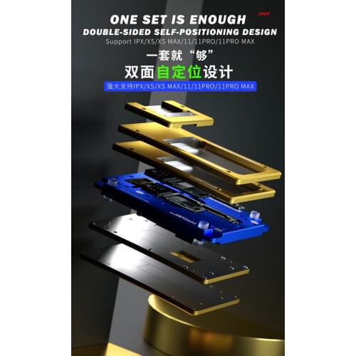 MECHANIC iBGA Max Automatic Positioning BGA Reballing Tin Planting Platform Fixture For iPhone 11/11 Pro/11 Pro Max / X/XSMAX