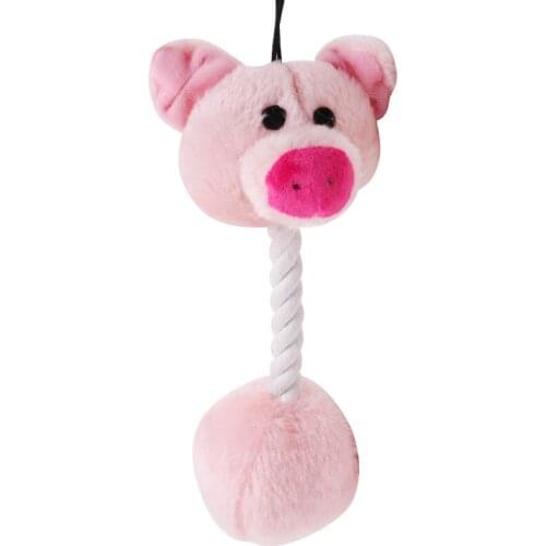 Cute Dog Chew Toys Dog Soft Stuffed Plush Toys Animal Shaped Small Large Pet Squeak Sound Vocal Toys Pet Interactive Accessories