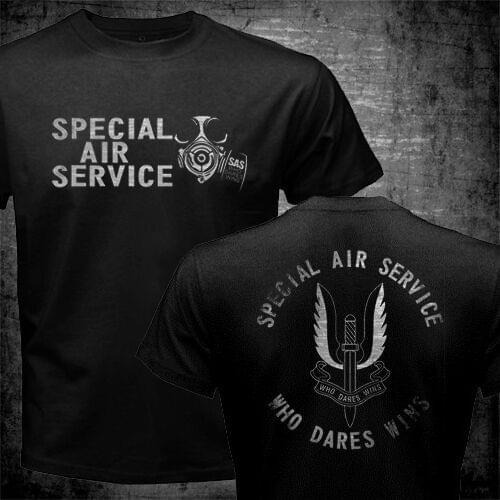 2020 New United Kingdom British Army Special Force SAS Special Air Service Men T-shirt Fashion
