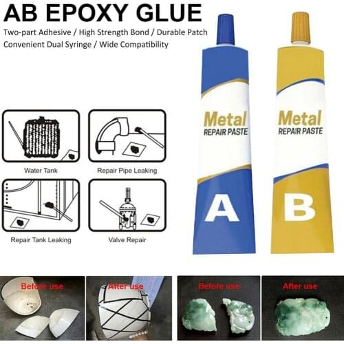 20g/50g/80g/100g Metal Repair Paste Heat Resistant Cold Weld Glue Repairing Agent Industrial Repair Paste Quick-dry Welding Glue