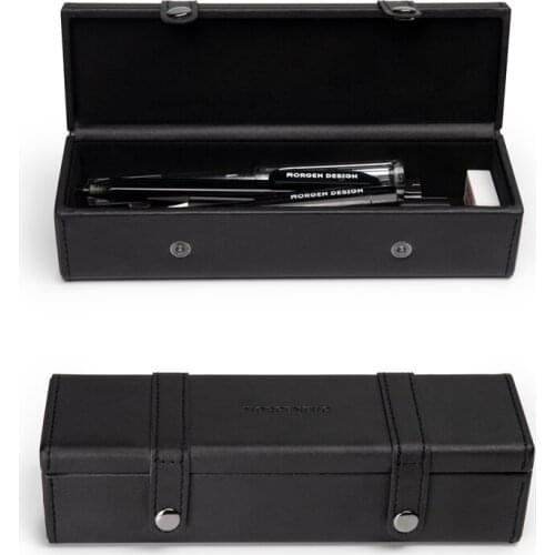 Black Pencil Box Stationery Box Storage Simple School Students Pen Bag Pencilcase Pencil Cases Back To School Supplies Pen Box