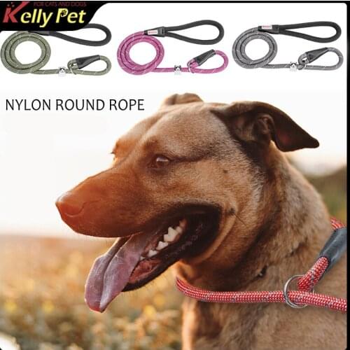 Dog Leash 180CM P Rope No Pull Reflective Walking Running Dog P Chain Durable Nylon Adjustable Pet Supplies For Medium Big Dog
