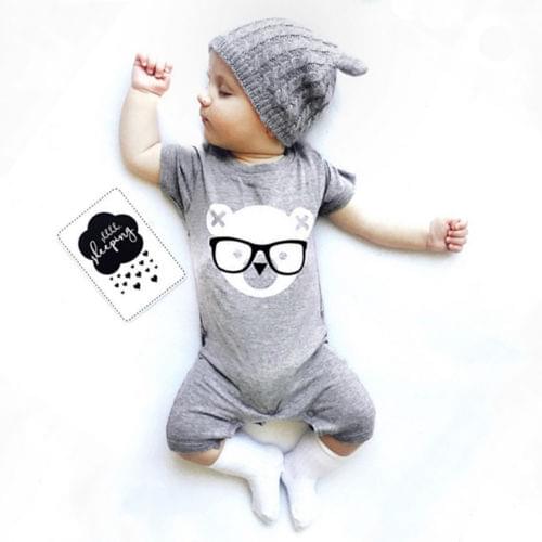Pusdcoco Babys Clothes Cotton Cute Newborn Infant Baby Boy Girl Romper Jumpsuit Clothes Outfits 0-24M
