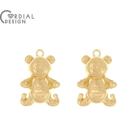 Cordial Design 50Pcs 19*28MM Jewelry Accessories/DIY Charms/Connectors/Jewelry Findings & Components/Hand Made/Earrings Pendant