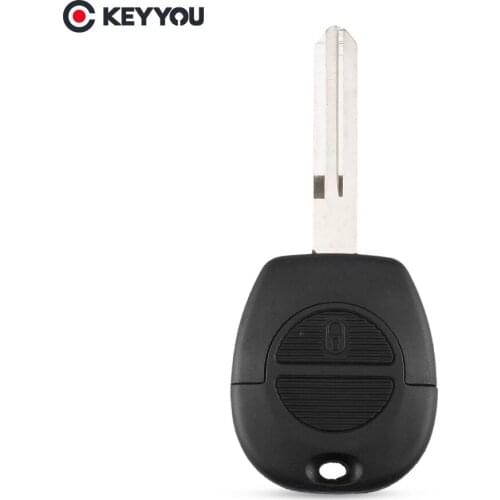 KEYYOU 10X Remote Shell 2 Buttons Stying For Nissan Primera Micra Terrano Almera X Trail Replacement Fob Car Key Case A33 Blade