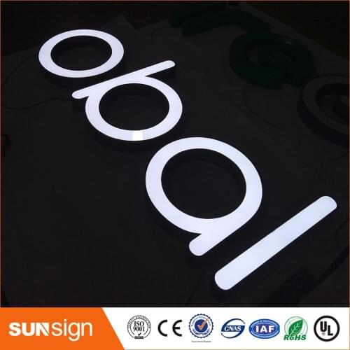 Sunsign Factory Outlet Outdoor acrylic signs channel letter