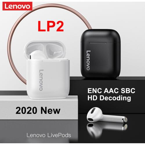 Lenovo LP1S TWS Bluetooth Earphone Sports Wireless Headset Stereo Earbuds HiFi Music With Mic LP1 S For Android IOS Smartphone
