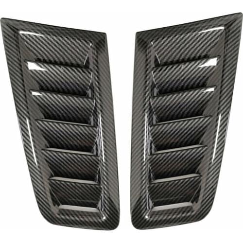 Universal For Ford Focus RS ST MK2 style Bonnet Air Vent Hood Trim Carbon Fiber