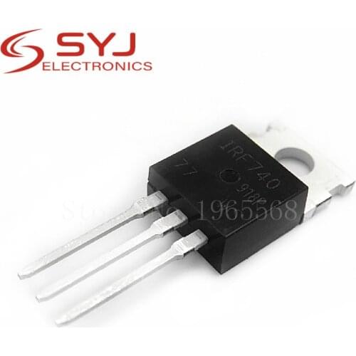 10pcs/lot IRF740PBF IRF740 TO-220 400V 10A new original In Stock