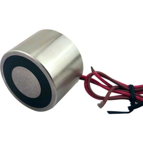 12V magnetic P40/29K self holding electromagnet 24VDC power loss type electric magnet 40kg keep Force
