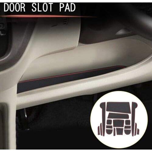 17Pcs Gate Slot Pad for Honda N-One 2021 Accessories Interior Non-Slip Anti Dust Cup Holder Inserts