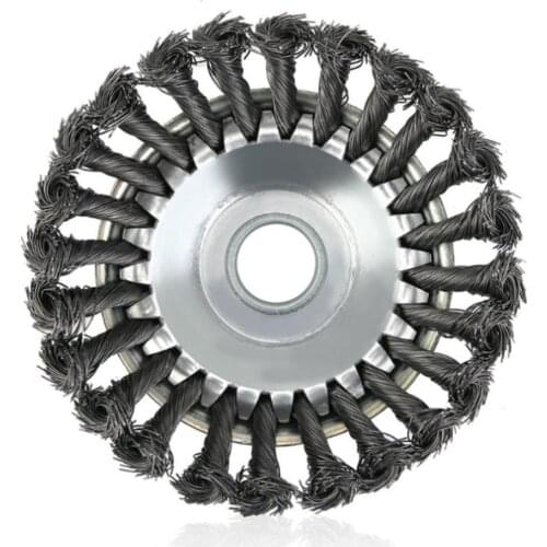 2019 NEWEST 6 Inch Steel Wire Wheel Brush Trimmer Head 150mm Garden Grass Trimmer Head For Lawn Mower Garden Care