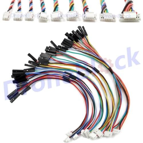 5PCS Pixhawk2 Pixhack Pixracer PXFmini Cable wire Dronecode cables and connectors silica gel