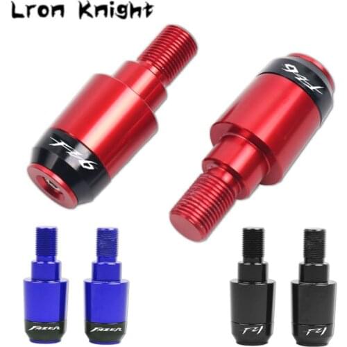 For YAMAHA FZ1 FZ6 FZ8 FAZER FZ6R FZR600 FZ1S 1000N Motorcycle CNC Aluminum End Plug Slider Handlebar Grips Ends Caps Cover