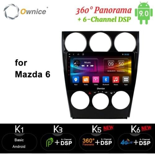 Ownice carplay DSP Android 10 Car DVD Player GPS Navigation Octa Core 4G LTE for Mazda 6 Ruiyi 2006 2007 2008 2009 2010 - 2015