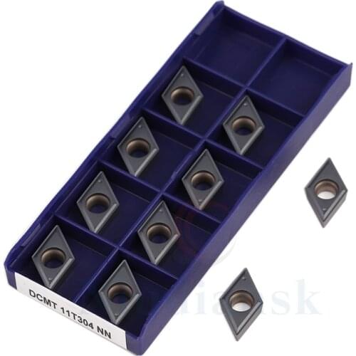 DCMT11T304 NN LT10 DCMT11T308 NN LT10 carbide inserts Internal Turning tool metal Lathe Tools CNC tool Hard Alloy turning insert