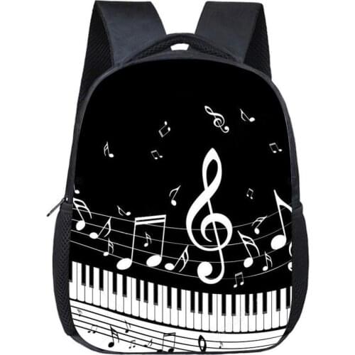 Children School Bags for Little Boys Girls Music Note Backpacks Piano Book Bag Kids Kindergarten Bag mochila escolar