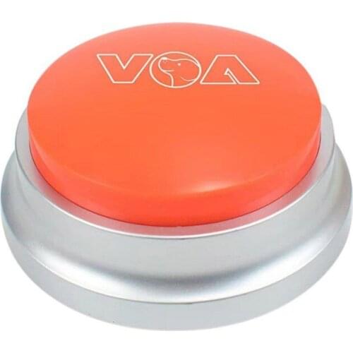 Pet Dog AC Recording Talking Voice Button Communicator Recording Model Pet Squeak Toy Training Interactive Dog Toy