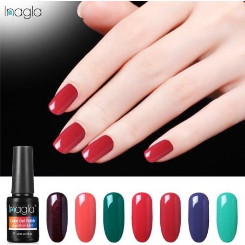 Inagla 15ml Classic Pure Color Gel Nail Polish Base Top Coat Gold Pink Manicure For Nail Art Pick 1 From 79