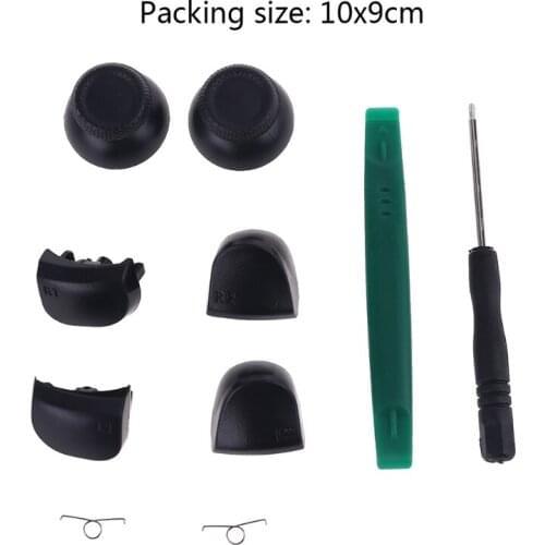 L2 R2 Trigger Button Metal Spring Thumb Grip Joystick Cover R2 L2 Trigger Buttons Component for PS5 Controller Parts