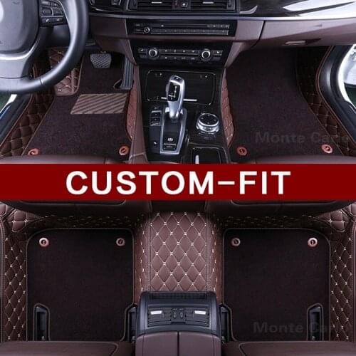Customized car floor mats for Nissan Altima Teana Maxima Sentra Sylphy B16 B17 Tiida GT-R GTR Note LIVINA car styling carpet rug