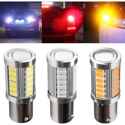 Reading Bulbs BA15S 1156 P21W 33-LED SMD 5730 Auto Car Vehicle Bright Backup Light Lamp Bulb For Clearance Lights